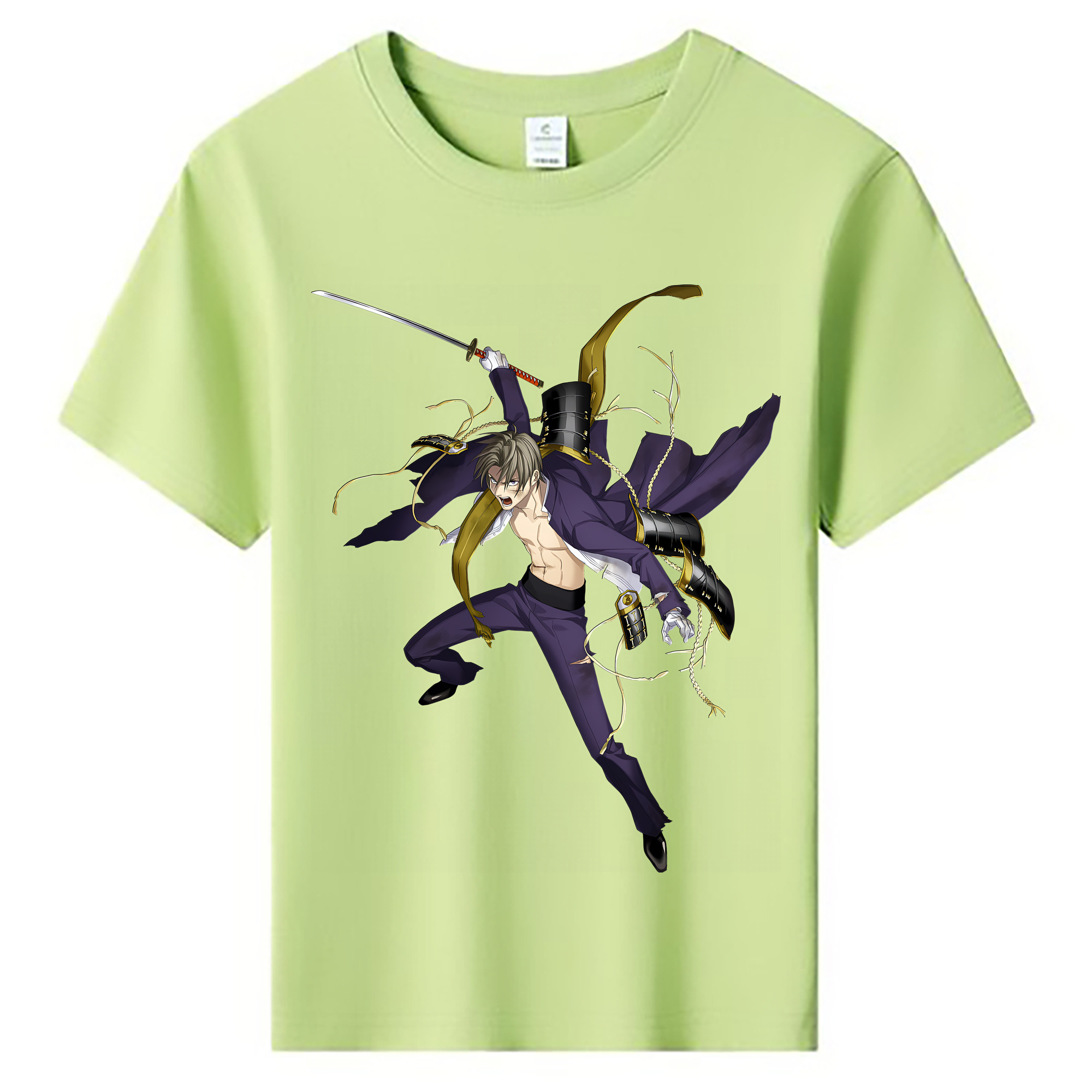 （画像用） 刀剣乱舞 Touken Ranbu 綿100％キッズTシャツ（フロントプリント）
